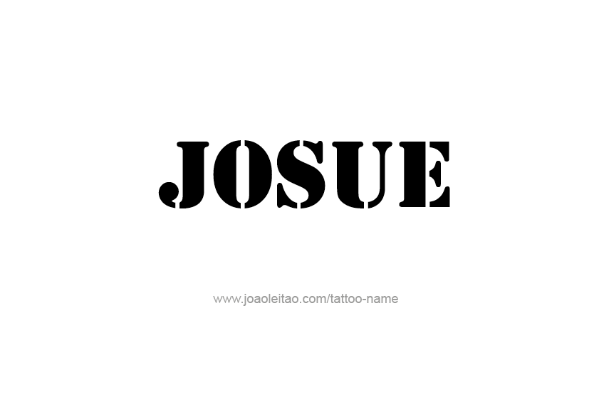 Tattoo Design  Name Josue   