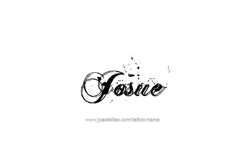 Tattoo Design  Name Josue   