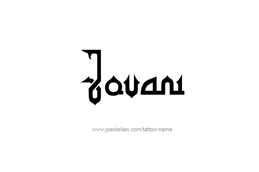 Tattoo Design  Name Jovani   