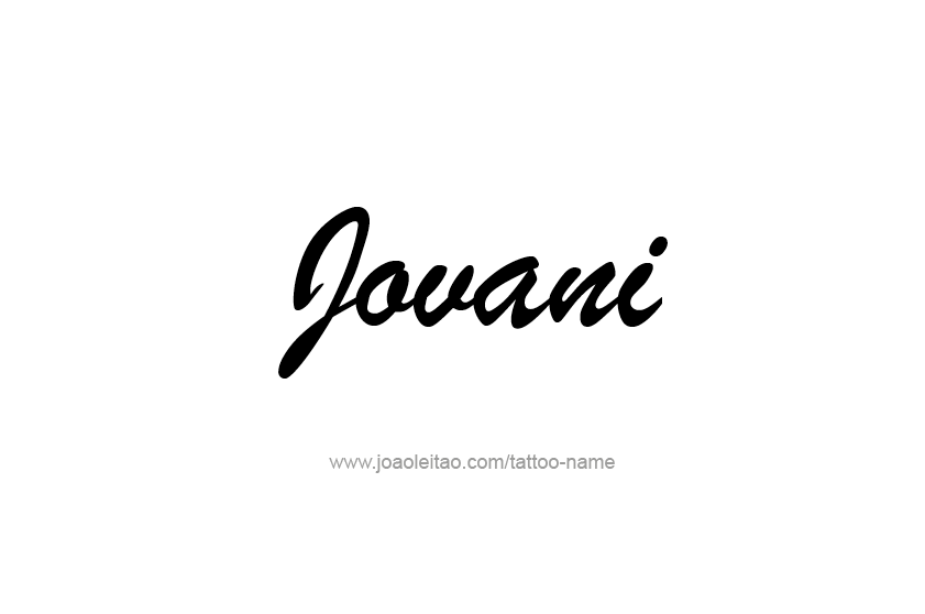 Tattoo Design  Name Jovani   