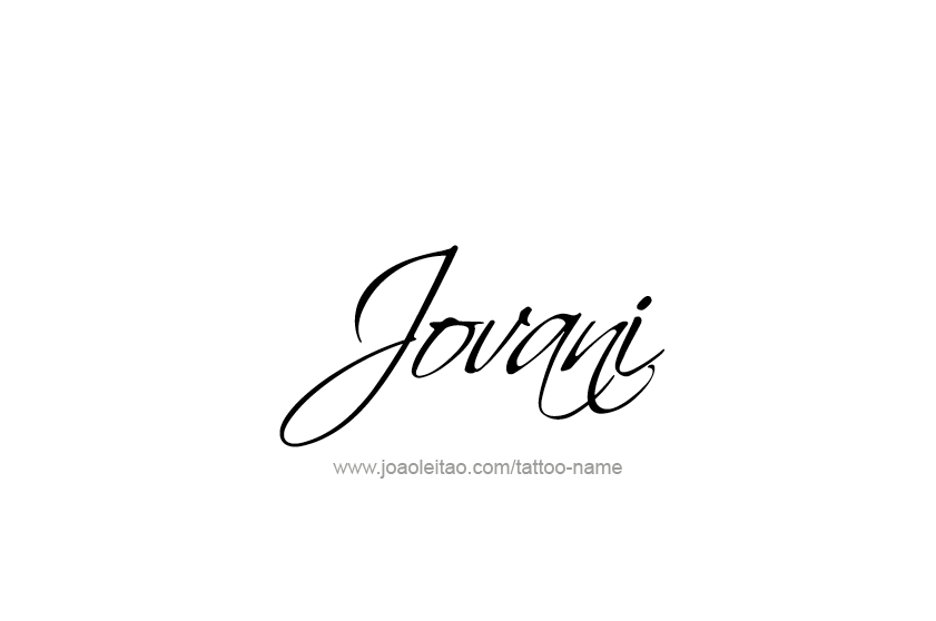 Tattoo Design  Name Jovani   