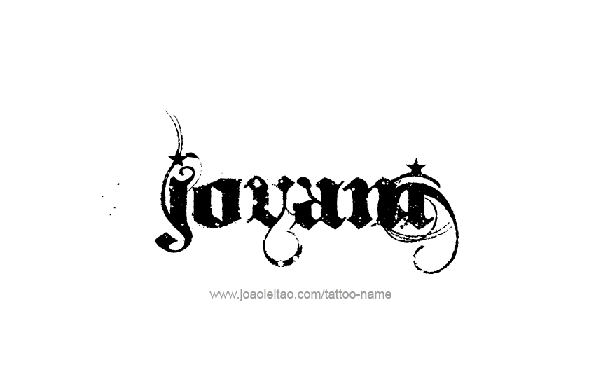 Tattoo Design  Name Jovani   