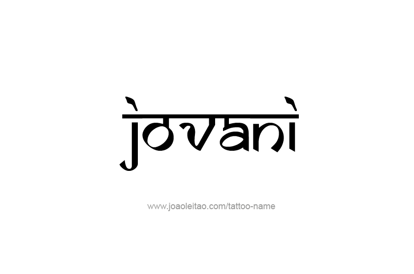 Tattoo Design  Name Jovani   