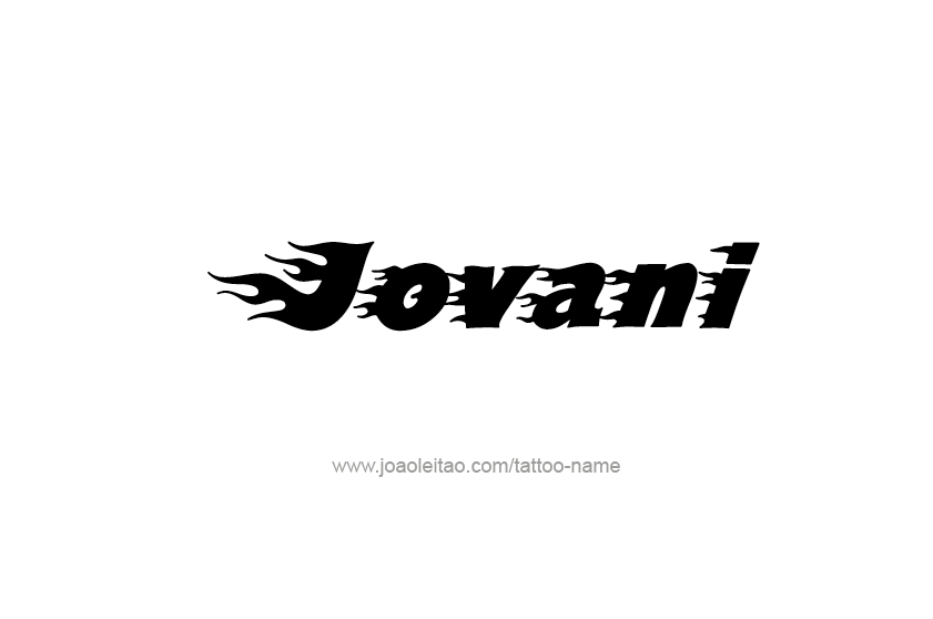 Tattoo Design  Name Jovani   