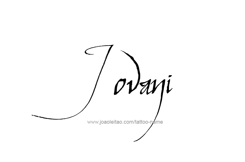 Tattoo Design  Name Jovani   