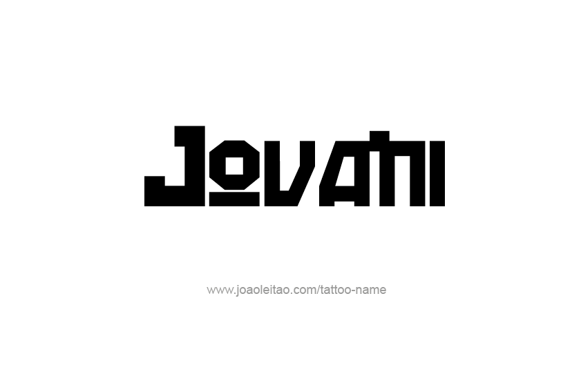 Tattoo Design  Name Jovani   