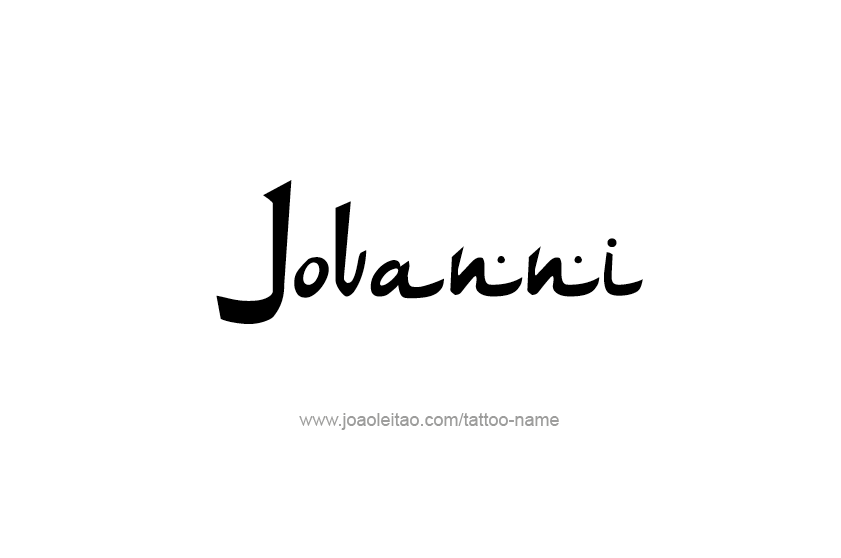 Tattoo Design  Name Jovanni   