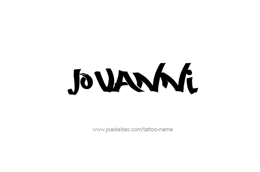 Tattoo Design  Name Jovanni   