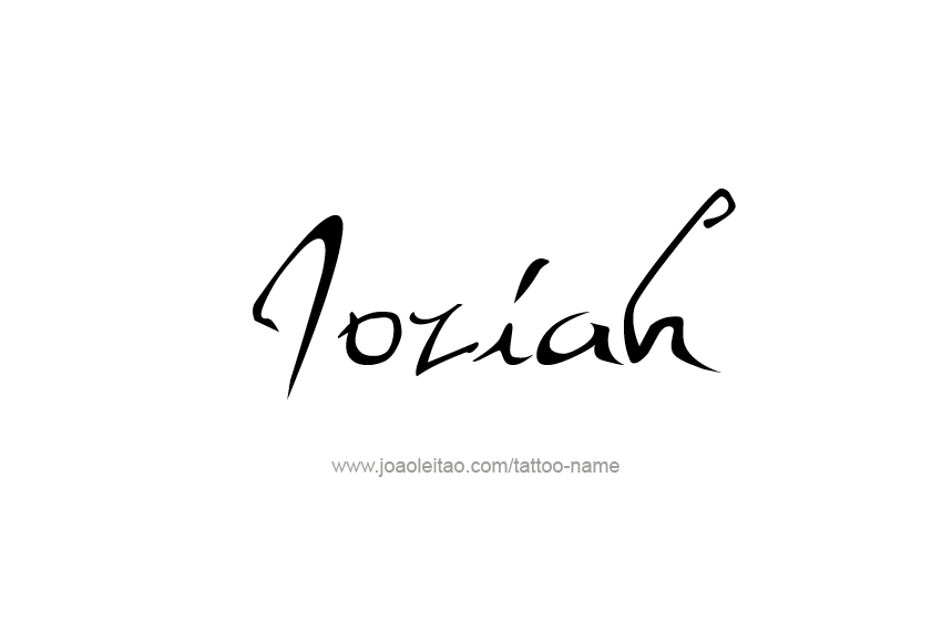 Tattoo Design  Name Joziah   