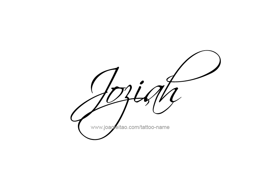 Tattoo Design  Name Joziah   