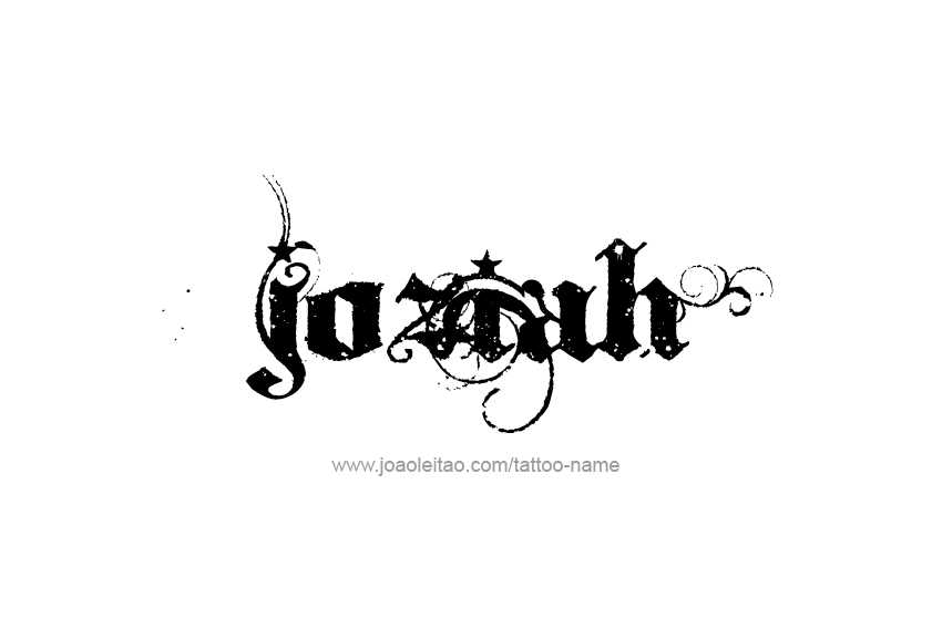 Tattoo Design  Name Joziah   