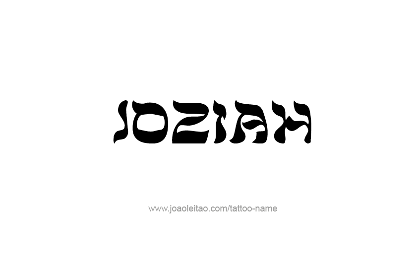 Tattoo Design  Name Joziah   