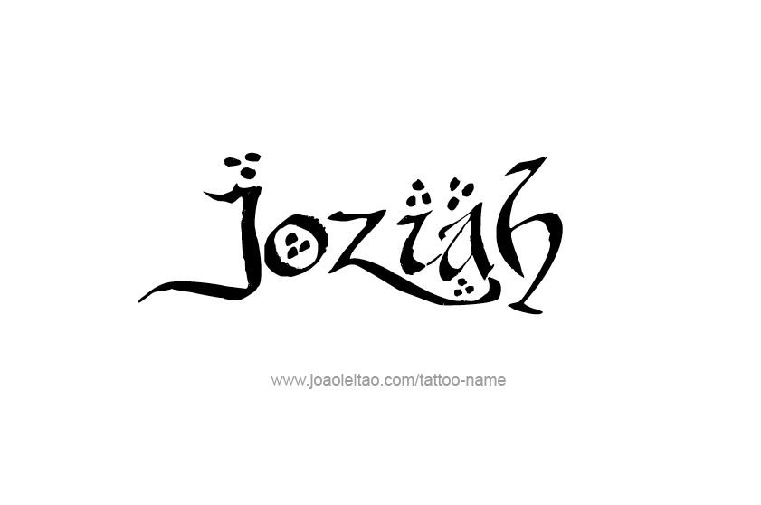 Tattoo Design  Name Joziah   