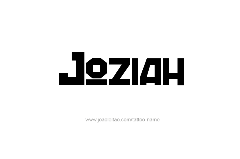 Tattoo Design  Name Joziah   