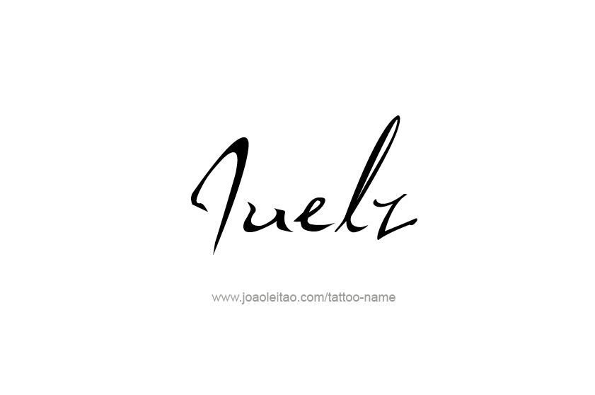 Tattoo Design  Name Juelz   
