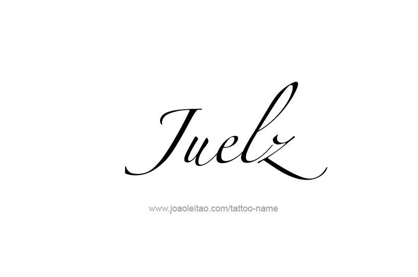 Tattoo Design  Name Juelz   