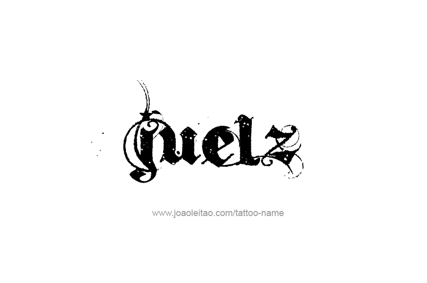 Tattoo Design  Name Juelz   