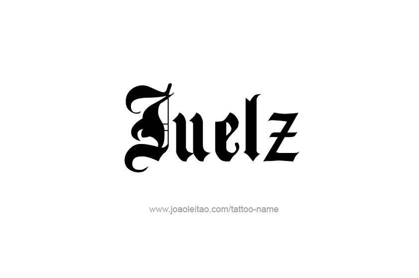 Tattoo Design  Name Juelz   