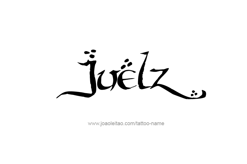 Tattoo Design  Name Juelz   