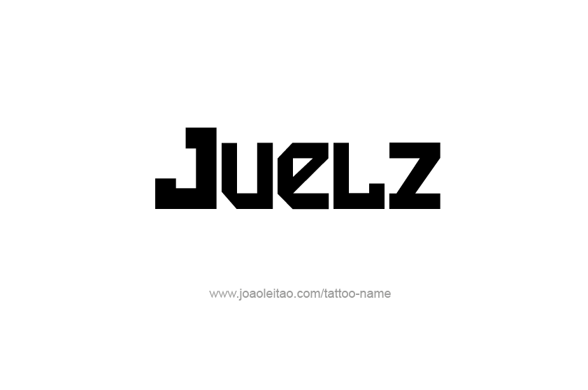 Tattoo Design  Name Juelz   