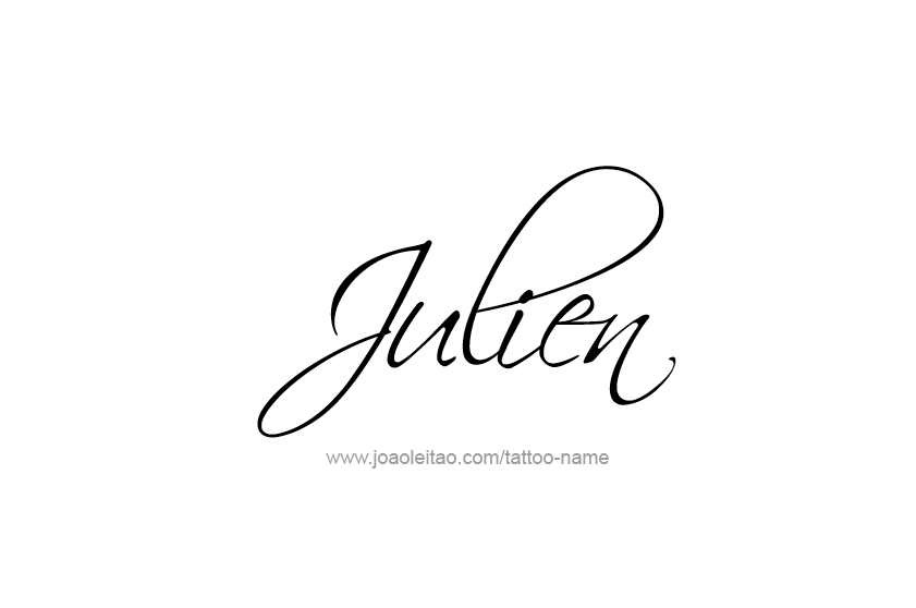 Tattoo Design  Name Julien   