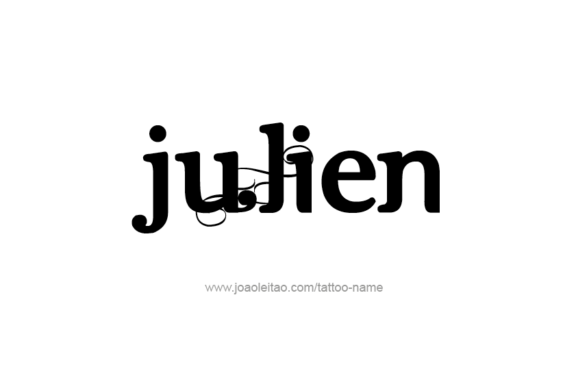 Tattoo Design  Name Julien   