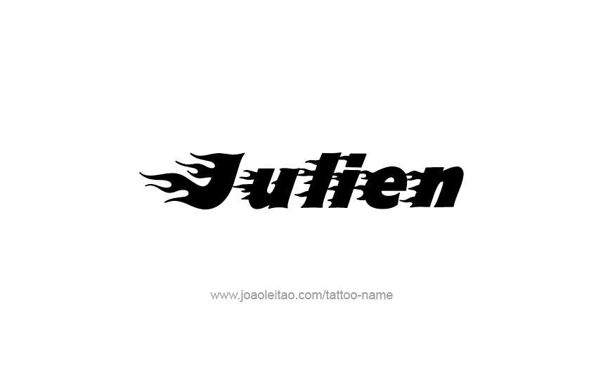 Tattoo Design  Name Julien   