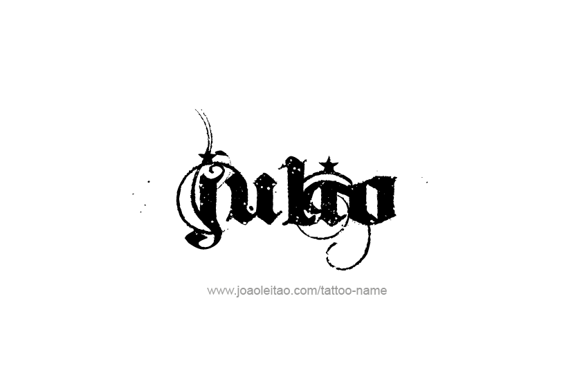 Tattoo Design  Name Julio   