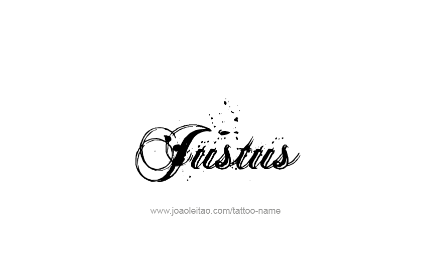 Tattoo Design  Name Justus   