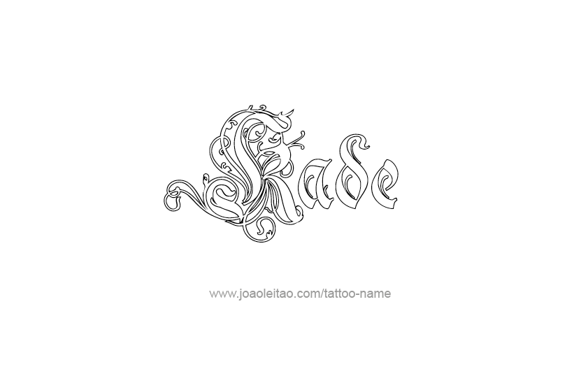 Tattoo Design  Name Kade   