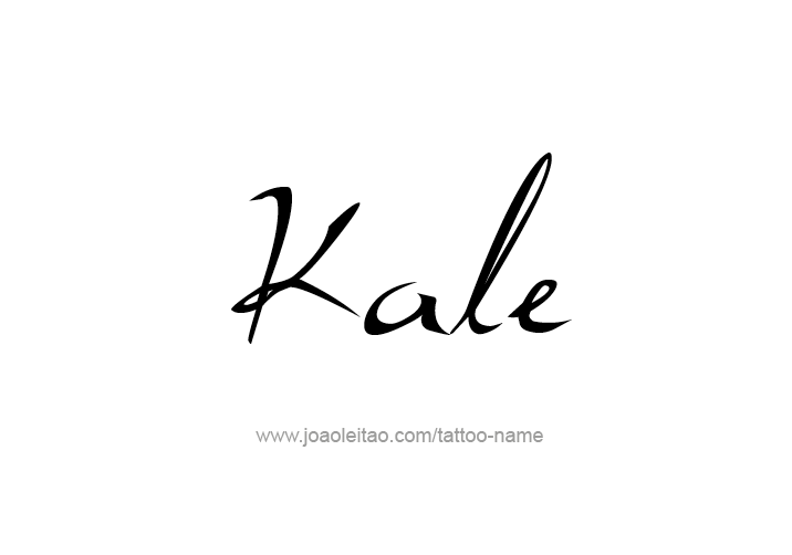 Tattoo Design  Name Kale   