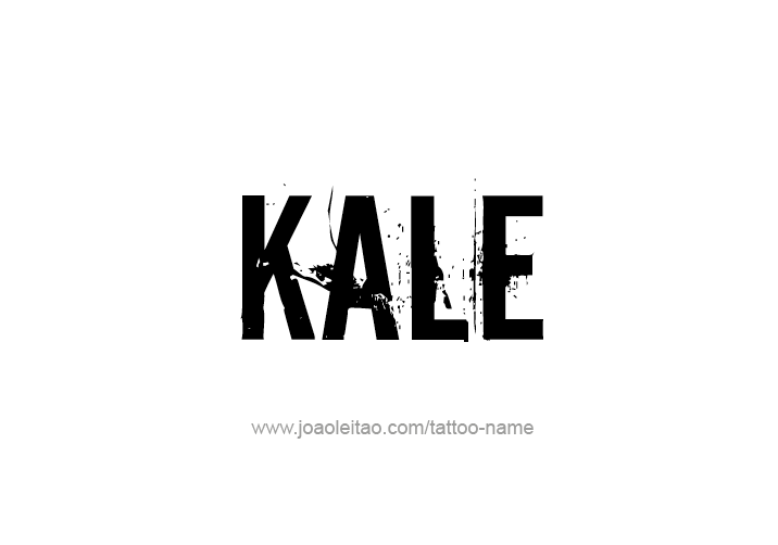 Tattoo Design  Name Kale   