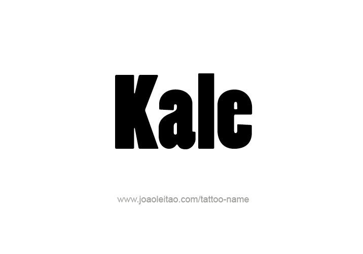 Tattoo Design  Name Kale   