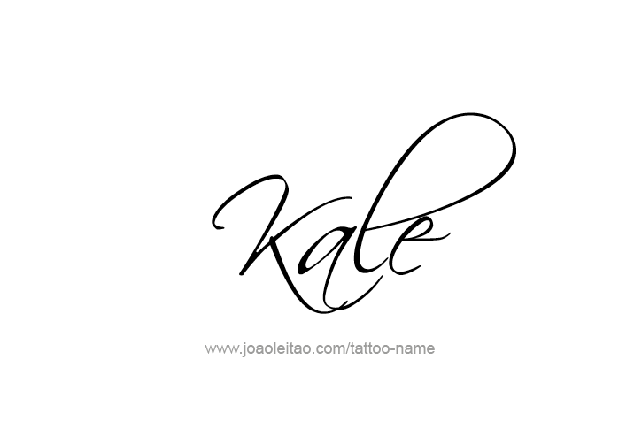 Tattoo Design  Name Kale   