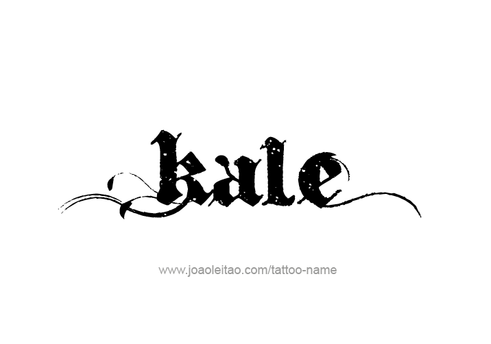 Tattoo Design  Name Kale   