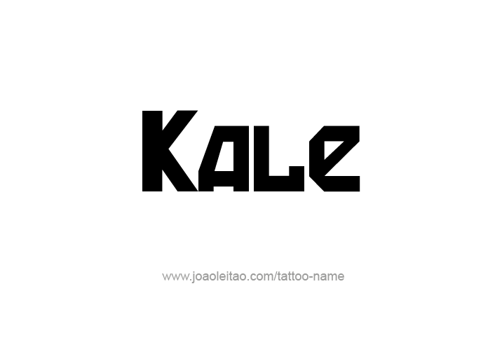 Tattoo Design  Name Kale   
