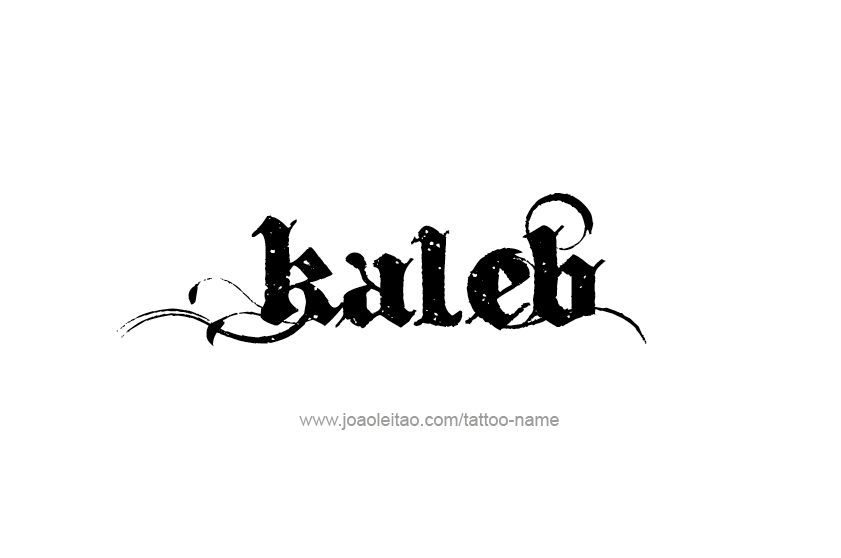 Tattoo Design  Name Kaleb   