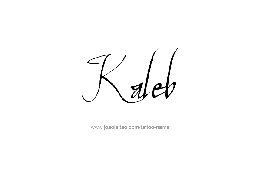 Tattoo Design  Name Kaleb   