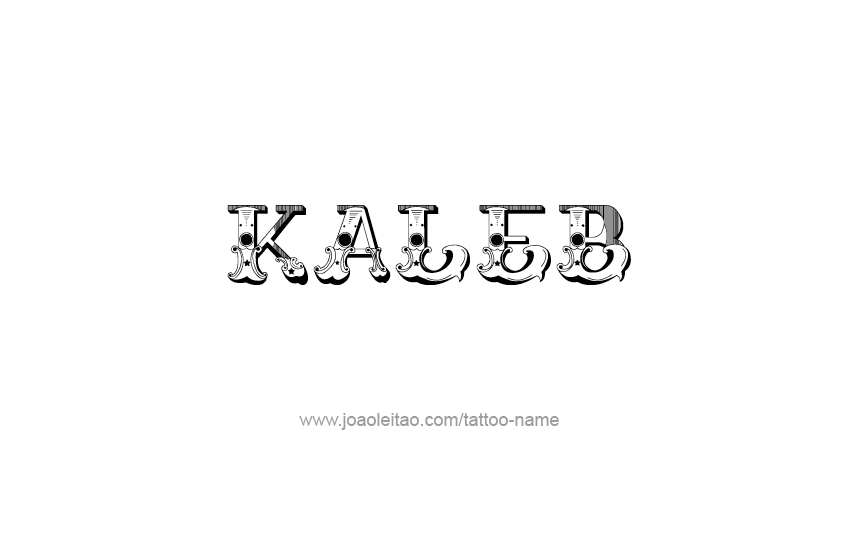 Tattoo Design  Name Kaleb   