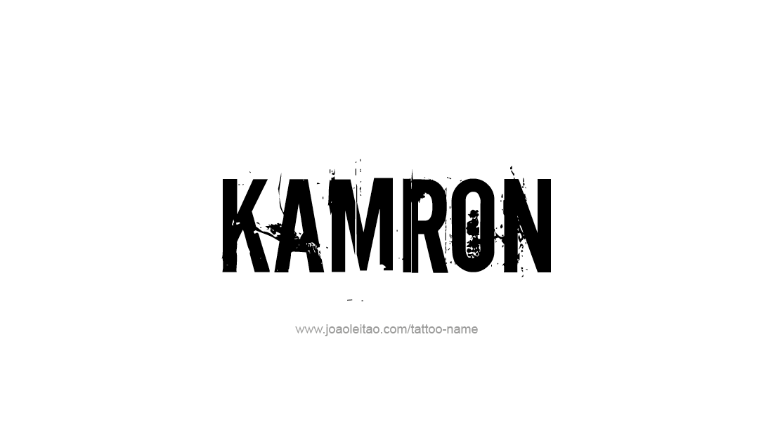 Tattoo Design  Name Kamron   