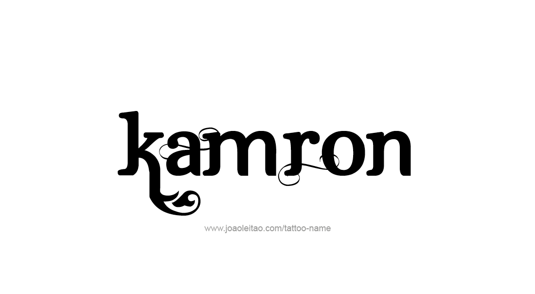 Tattoo Design  Name Kamron   