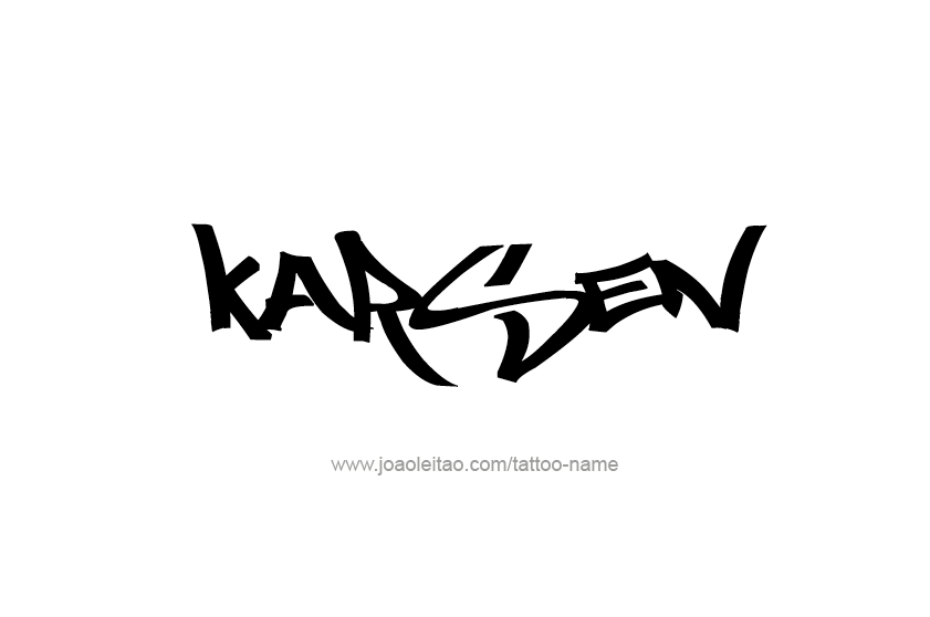 Tattoo Design  Name Karsen   