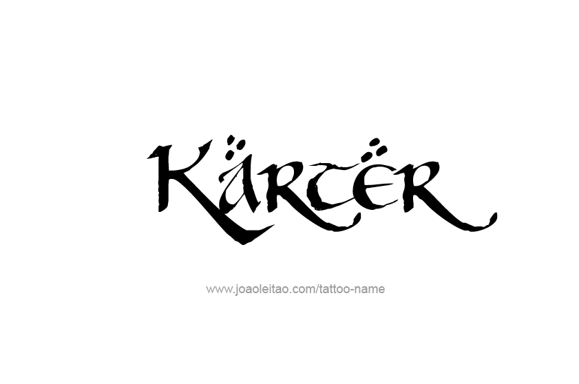 Tattoo Design  Name Karter   