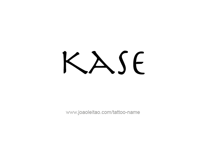 Tattoo Design  Name Kase   