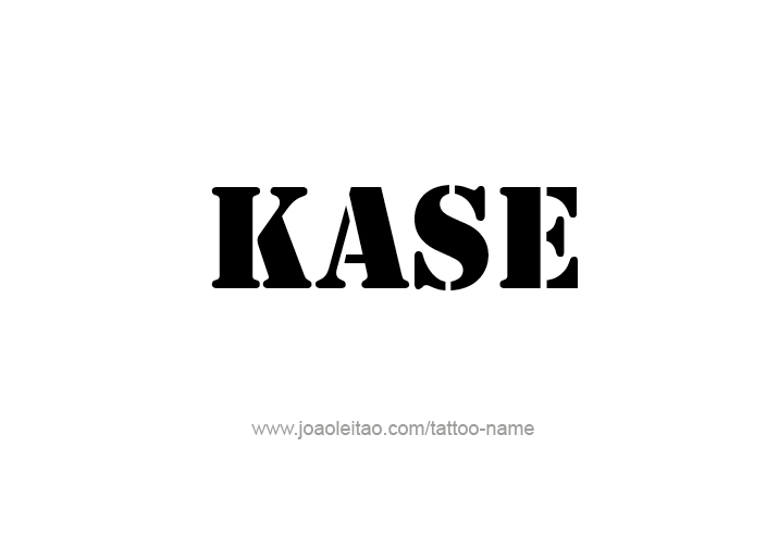 Tattoo Design  Name Kase   