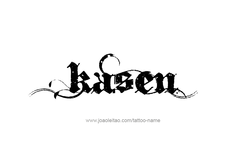 Tattoo Design  Name Kasen   