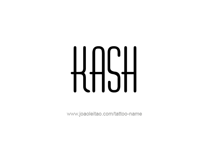 Tattoo Design  Name Kash   