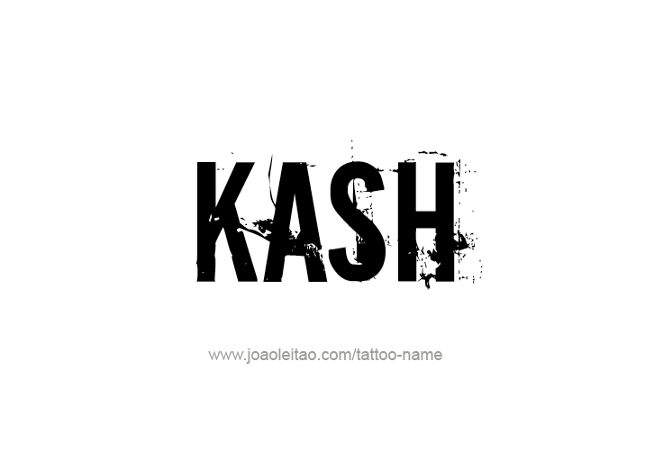 Tattoo Design  Name Kash   