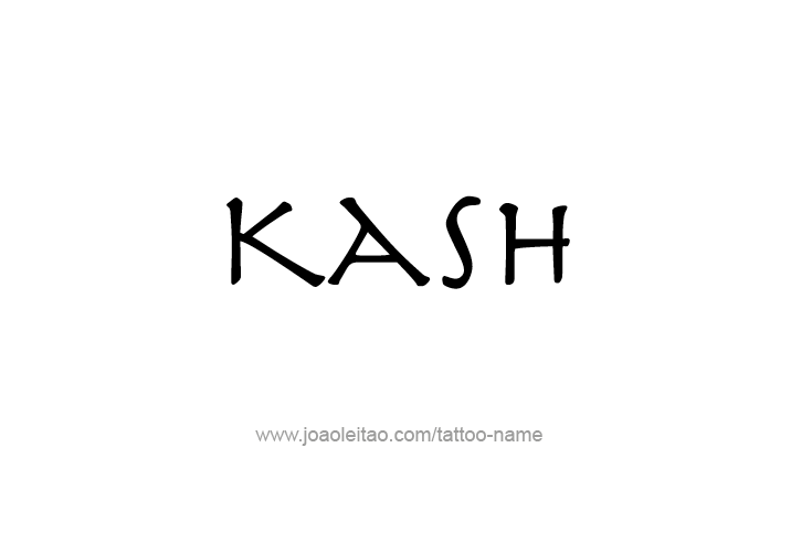 Tattoo Design  Name Kash   