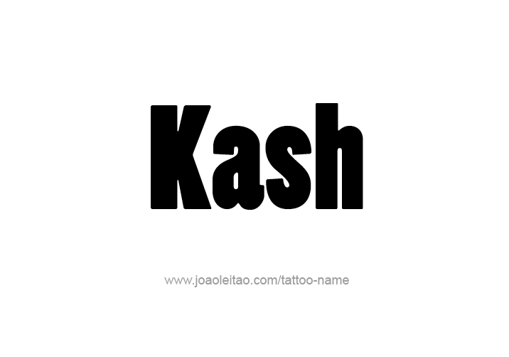 Tattoo Design  Name Kash   